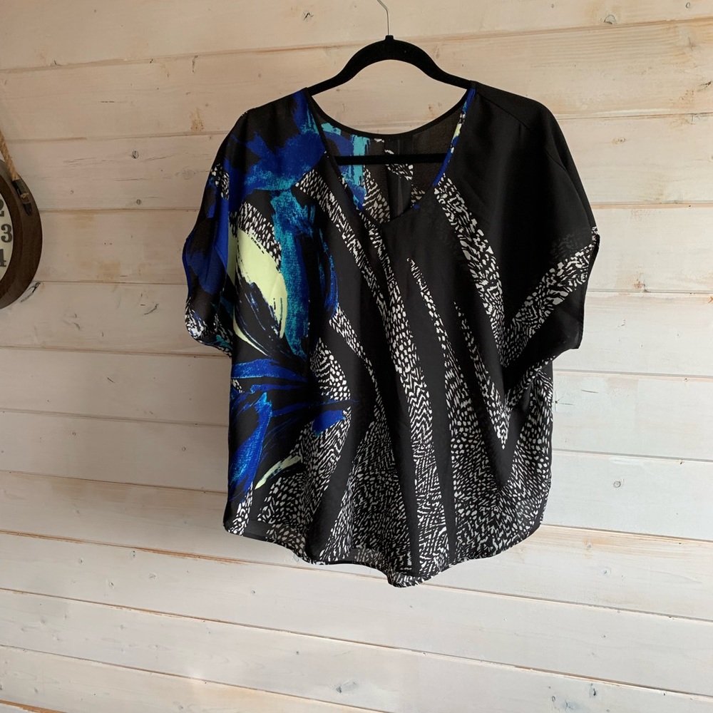 Sheer Patterned Blouse